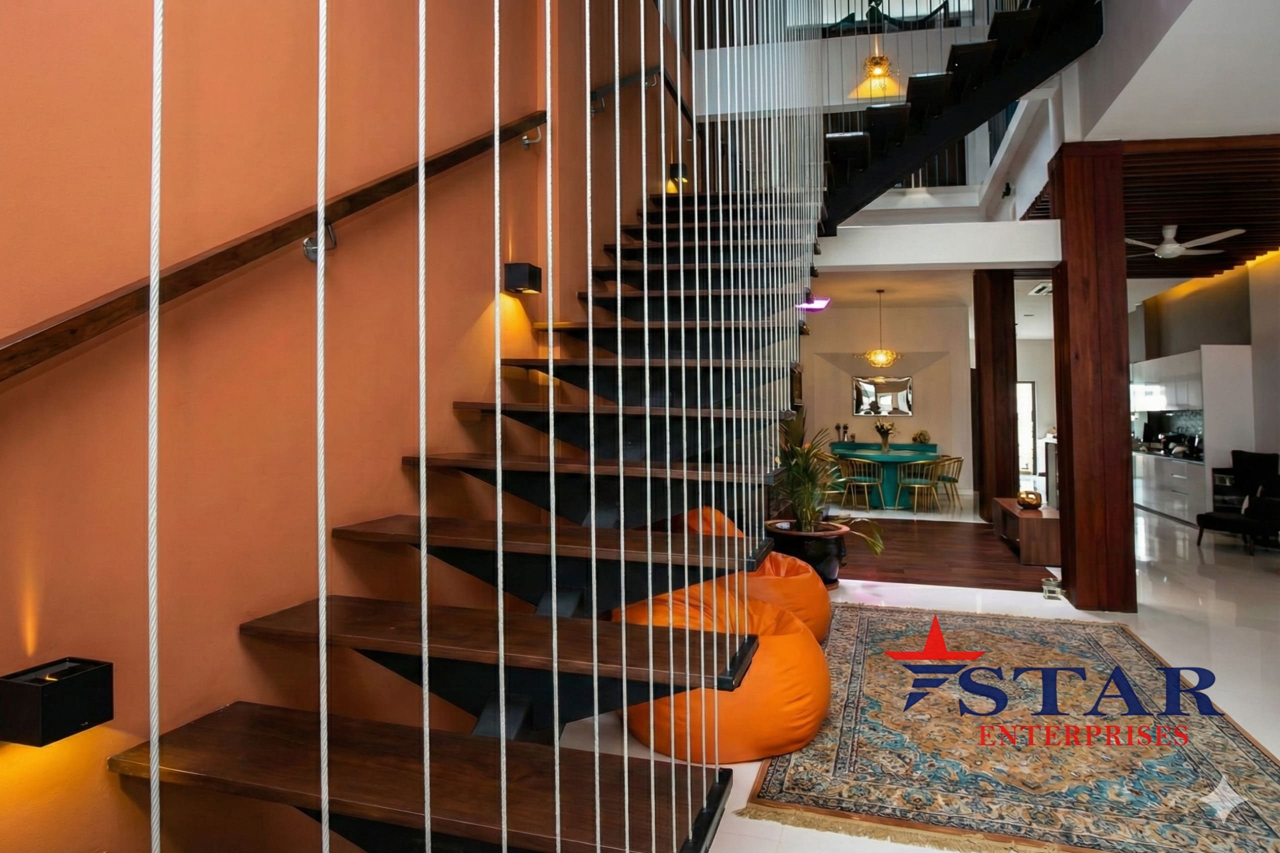 Staircase Safety Netting