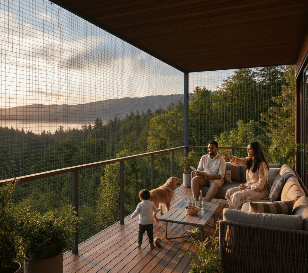 Balcony safety nets for children and pets in Chennai